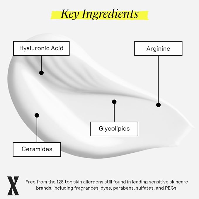 Untoxicated Moisturizing Cream - Facial Moisturizer & Body Cream for Sensitive Skin and NEA Approved for Eczema Relief - Ceramides & Hyaluronic Acid with No Common Irritants