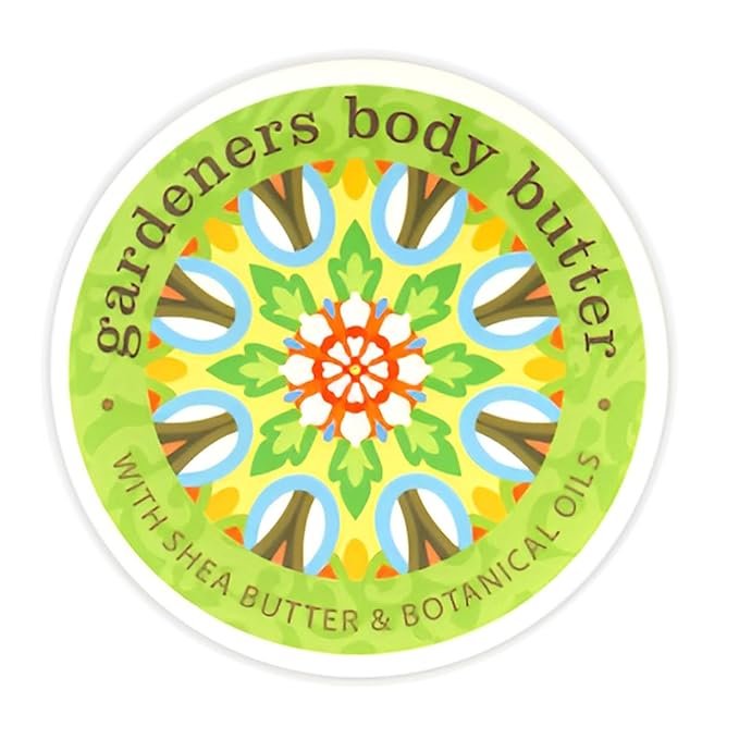 Greenwich Bay Trading Co. Scented Botanic Body Butter - Luxurious Hydration with Shea & Cocoa Butter, Enriched with Vitamin E - 8 Ounce Tub (Gardeners)