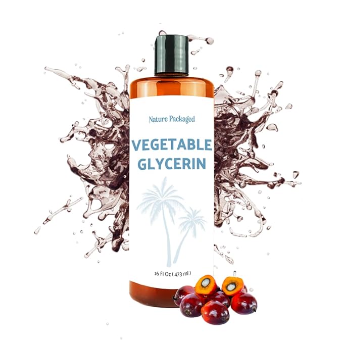 Vegetable Glycerin Oil - 100% Pure Plant Based Glycerol for DIY Skincare, Hair Care, Soap Making & Cosmetics - Vegan Moisturizing Humectant for Lotions & Creams - USP Grade 16oz