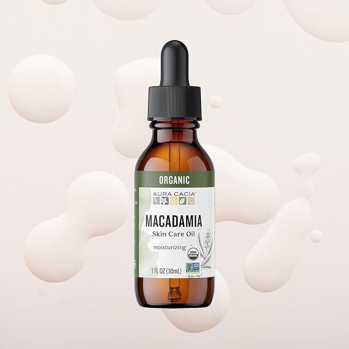 Aura Cacia Organic Skin Care, Protecting Macadamia Oil, 1 Fluid Ounce