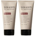 Loved01 Face & Body Moisturizer, John Legend Skincare, Just Because Floral Scent, Daily Shea Butter Cream, Hydrating Non-Greasy Formula, Vegan & Cruelty-Free, 2-Pack, 6 oz each
