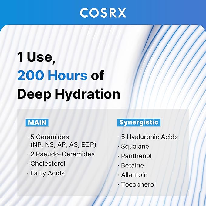 COSRX Mini Ceramide Skin Barrier Moisturizer for Face with 7 Ceramides, Hyaluronic Acid & Panthenol for All Skin Types, 0.34 fl.oz, Korean Skin Care