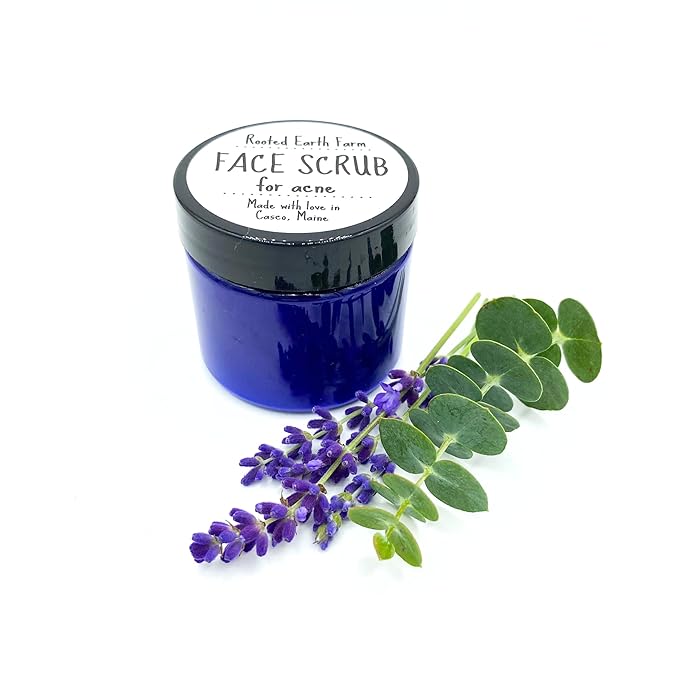 Natural Clear Skin Face Scrub - 4 fl oz - Gentle Exfoliation