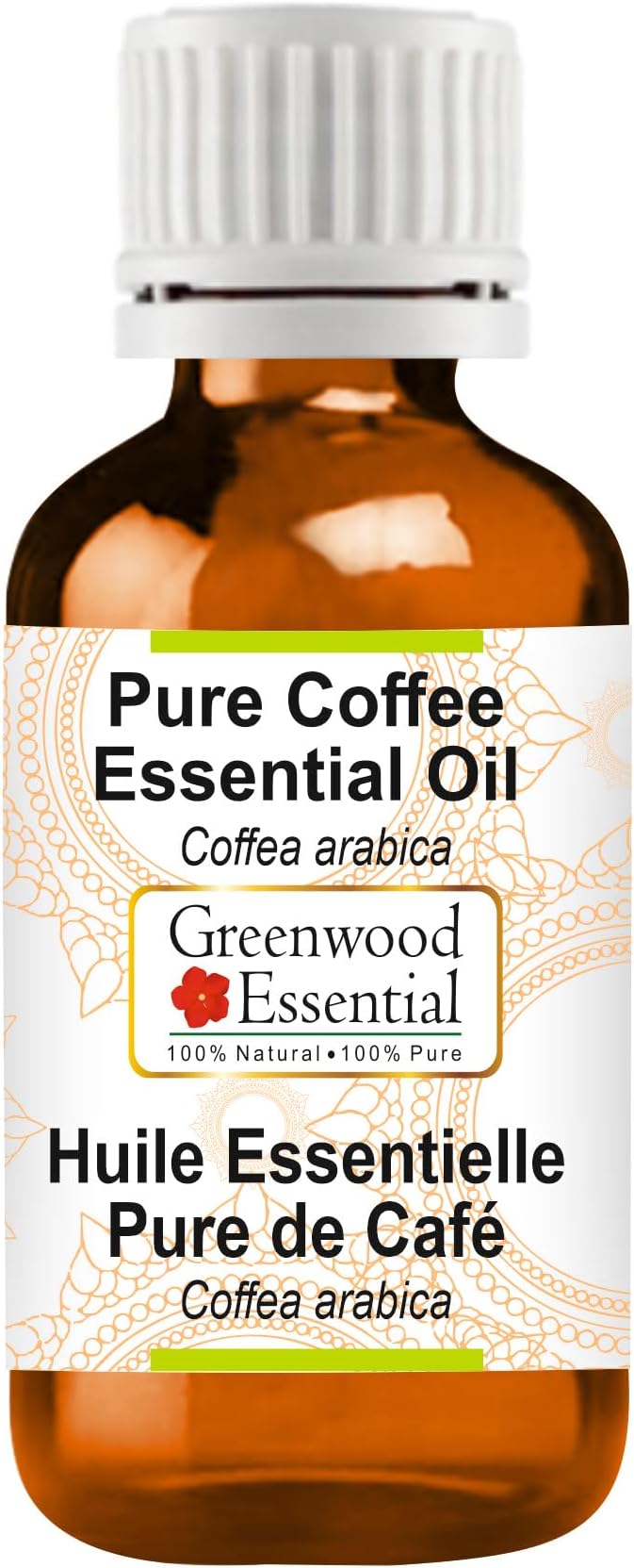 Greenwood Essential Pure Coffee Essential Oil (Coffea Arabica) 100ml (3.38 oz)