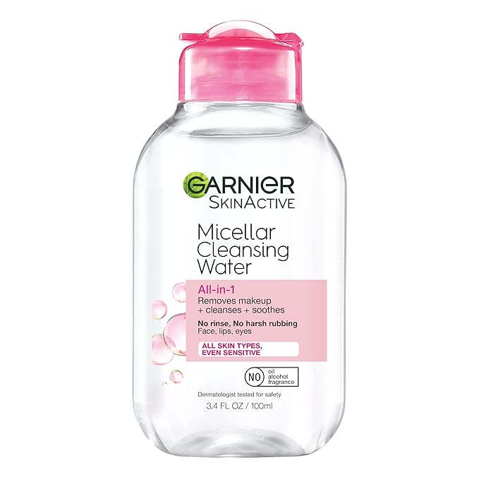 Garnier SkinActive Micellar Water, Facial Cleanser and Makeup Remover Mini's 3 Pack, 1 Skin Care Gift Set