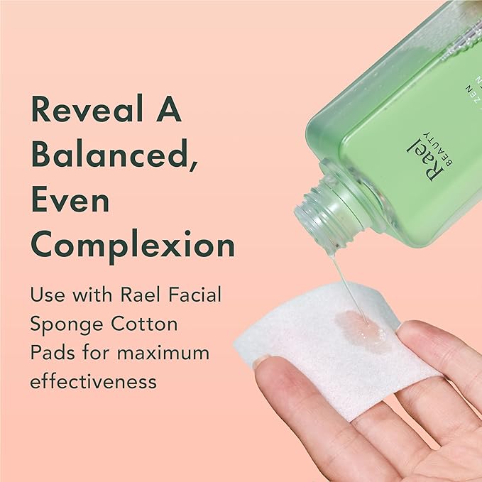 Rael Skin Care, Facial Toner - Hydrating Toner for Senstive Skin, Oily Skin, Korean Skincare, All Skin Types, Made with Vitamin B5, Balanced Facial Toner, Cruelty Free (5.07 oz)