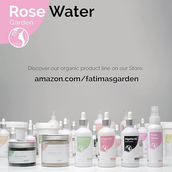 Fatima's Garden Rose Water Toner - Organic Hydrating Toner, 100ml