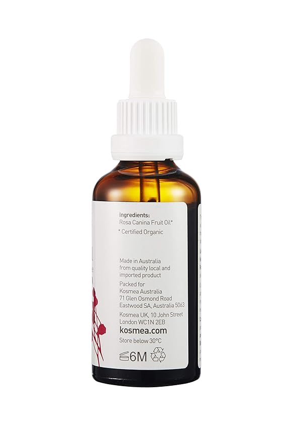Kosmea Rosehip Oil – Sustainably Harvested, Anti-Aging Benefits for Face & Body – Premium Quality Oil Using the Entire Fruit, Seed & Skin - 1.42 fl oz