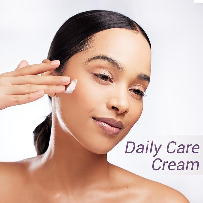 Rose Moisture Cream, Daily Care Non-Greasy Cream, Helps Soothe and Calm your Skin, 1.52 OZ, Made in UK