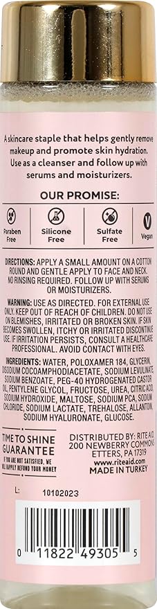 Ryshi Micellar Water Cleanser - Fragrance Free, 6.7 fl oz