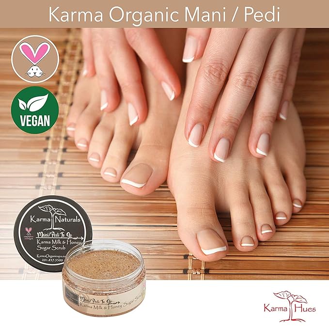 karma organic Natural Sugar Scrub-cruelty-free exfoliating scrub for women