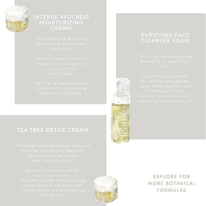 Purifying Facial Cleansing Foam, Gentle Daily Cleanser with Aloe Vera & Orange Peel Oil