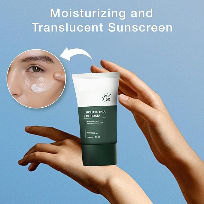 Silky Moisture Sunscreen SPF 50+ for Face - Lightweight Korean Sun Cream, Broad Spectrum Moisturizing Formula, No White Cast & Natural Finish Vegan, 1.69 fl. oz (2)