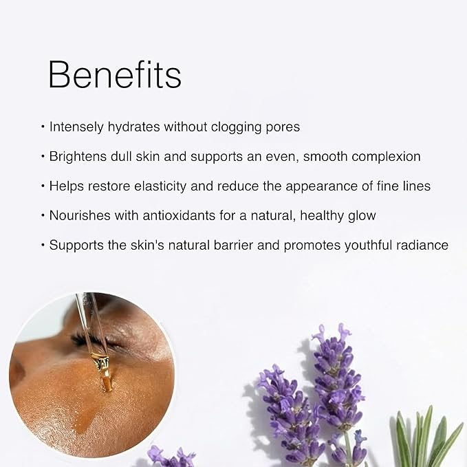ZEN Purely Radiant Face Oil for Glowing Skin - Squalane, Rosehip & Macadamia Nut Oil - Anti Aging Brightening Serum for Skin Care, Vit C & E Serum for Face, Reduce Wrinkles & Dark Spots