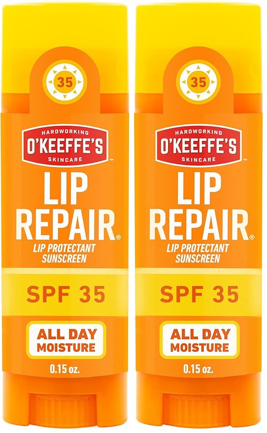 O'Keeffe's Lip Repair SPF 35 Lip Balm Stick, (Pack of 2)