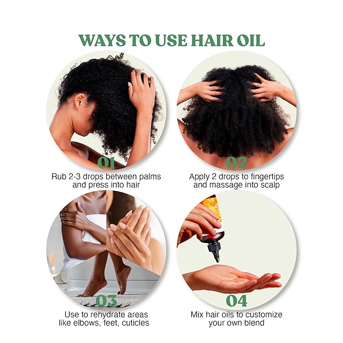 Red by Kiss Professional 99.9% Natural Hair Oil, Organic Vegan Oil Blend for Dry & Itchy Scalp Relief, Hydrating Biotin Infused, Nourish Add Shine & Smooth Hair (Vitamin E, 7.78 Fl Oz)