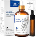 HIQILI Vanilla Essential Oil, Undiluted Natural Strong Fragrance Add in Skin Perfume, Unscented Lotion, Candle Soap Making Scent, Relax at Home with Diffuse Warm Sweet Aroma -100ML