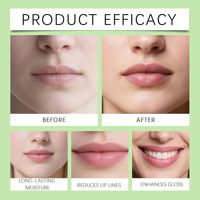 Lip Mask for Overnight Repair - Hydrating Lip Sleeping Mask with Vitamin E & Coconut Extract - Moisturizing Lip Balm Pack for Dry Lips, Non-Sticky Honeybalm Formula (Green Apple)