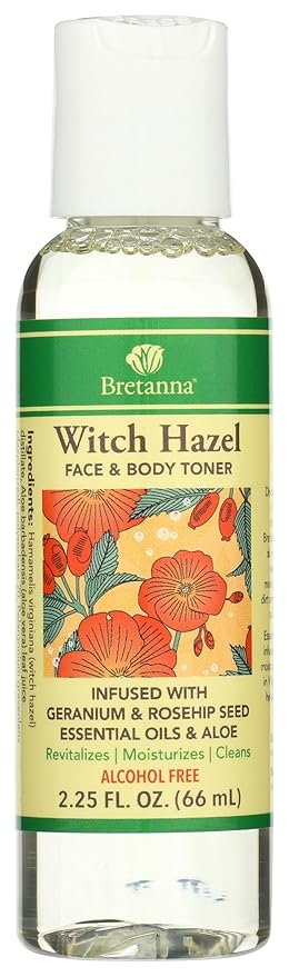 Witch Hazel Toner Geranium Rosehip, 2.25 fl oz