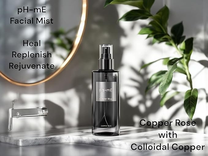 Hydrating Face Mist, Copper Rose, Pure and Organic Ingredients Helps your Skin Reduce the appearance of Fine Lines and Blemishes.