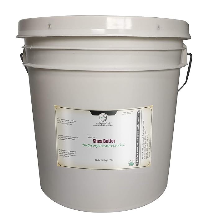 uh*Roh*Muh Shea Butter (Virgin) (Organic - USDA Certified) (Ghana) (Net Wt.:3.5Kg/7.7lb)