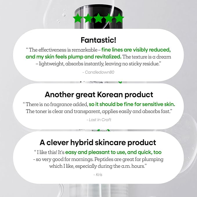 Nature Republic The First Peptide Boosting Serum – Niacinamide, Adenosine, Hydrating & Firming Facial Serum, for Fine Lines & Pores, Korean Skincare, 150ml / 5.07 fl oz