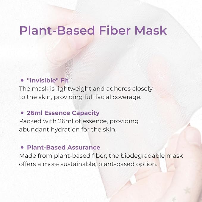 CHANDO HIMALAYA Gentiana Sheet Mask (26mlx5PCS) - Revitalizing Mask with Gentiana Scabra Extract for Radiant Skin, Paraben-Free