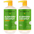 Alaffia Everyday Coconut Hydrating Body Lotion, Normal to Dry Skin, Moisturizing Oil is Support for Soft & Supple Skin, Purely Coconut, 2 Pack - 32 Fl Oz Ea