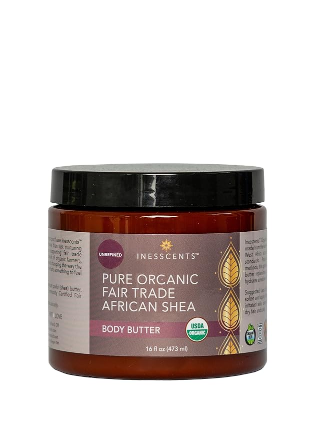 Organic Fair Trade African Shea Butter 16 oz. Tub