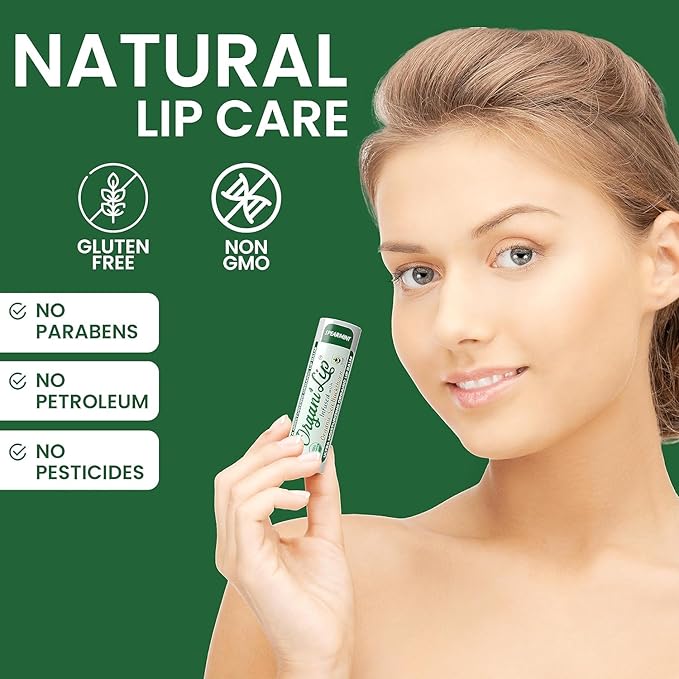 OrganiLip Lip Balm, Spearmint Flavor, Ultra Hydrating Lip Moisturizer for Cracked or Dry Lips, Infused With Organic Sea Buckthorn, Oval Shaped Tube, USDA Certified Organic, 1 Pack