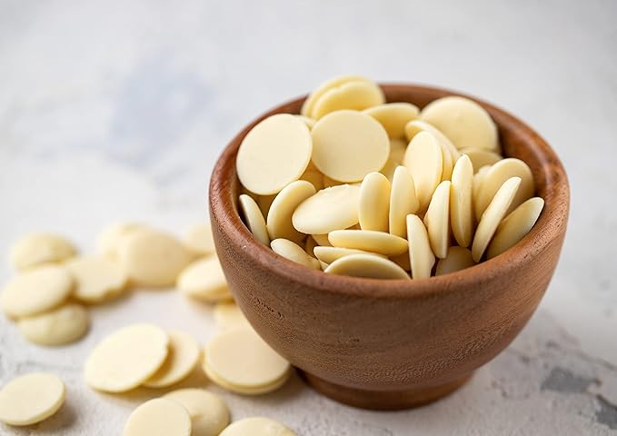 Food to Live Organic Cacao Butter Wafers, 16 Pounds - Non-GMO, Vegan, Food-Grade Cocoa Butter, Bulk, Ideal for Cooking, Baking, and Homemade Chocolate