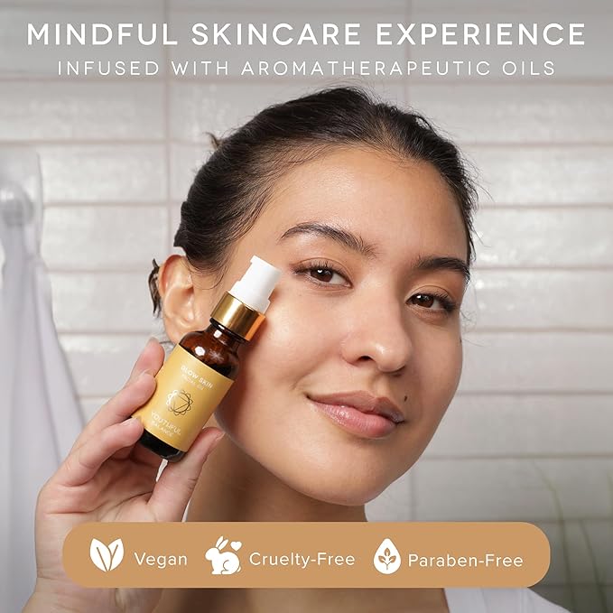 Anti Aging Face Oil Pump - Helichrysum & Frankincense Sacra with Organic Rosehip Seed Oil - Lightweight Facial Oil for Dry & Mature Skin - Firmer, Radiant Looking Skin - Fast Absorbing - 30ml