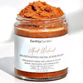 Earthly Garden Mint Walnut Exfoliating Face Scrub with AHA – Natural Microdermabrasion & Deep Pore Cleanser for Blackheads, Acne Scars & Glowing Skin – 2 oz