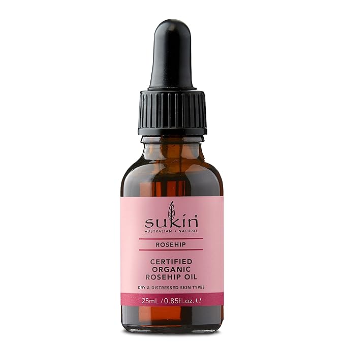 Sukin Certified Organic Rosehip Oil, 0.85 fl oz