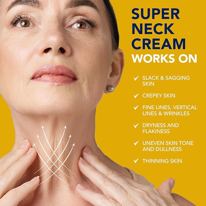 ElySeoul Korean Neck Cream for Firming & Tightening: Neck & Chest Anti-Aging Treatment for Crepey Sagging Skin & Wrinkles