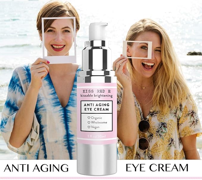 Anti Aging Eye Cream for Dark Circles, Eye Bags, Fine Lines, Puffiness. Best Anti Aging Eye Cream Moisturizer for Wrinkles, Crows feet, Puffy Eyes