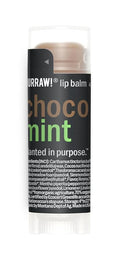 Hurraw! Chocolate & Mint Combo Lip Balm: Choco Mint. Organic, Certified Vegan, Cruelty and Gluten Free. Non-GMO, 100% Natural Ingredients. Bee, Shea, Soy and Palm Free. Made in USA
