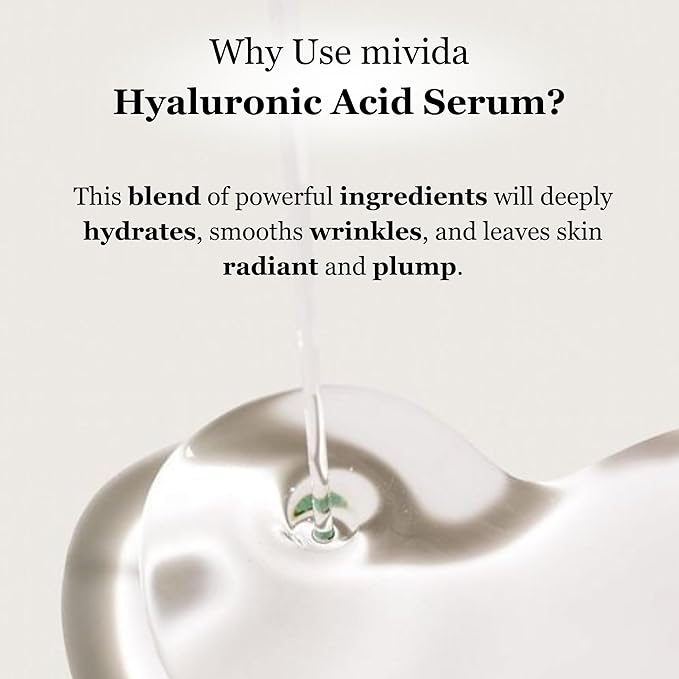Deep Hydration & Soothing Facial Serum with Hyaluronic CoQ10, Vitamin B, Vitamin C & Chamomile | Face Serum for Sensitive Skin, Non-Greasy 1floz