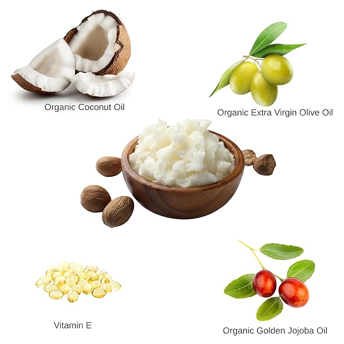 Tropical Blast Body Butter 8 oz. Large-Handmade Deeply Hydrating Ultra Moisturizing Organic Cream