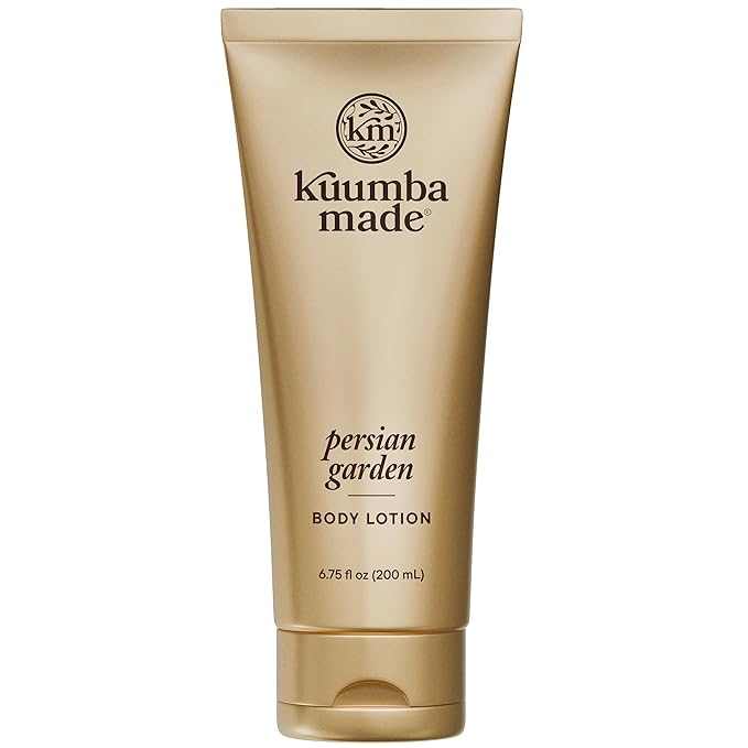 Kuumba Made Persian Garden Body Lotion, Hydrating Daily Moisturizer with Shea Butter & Botanical Oils, Vegan, 6.75 Oz