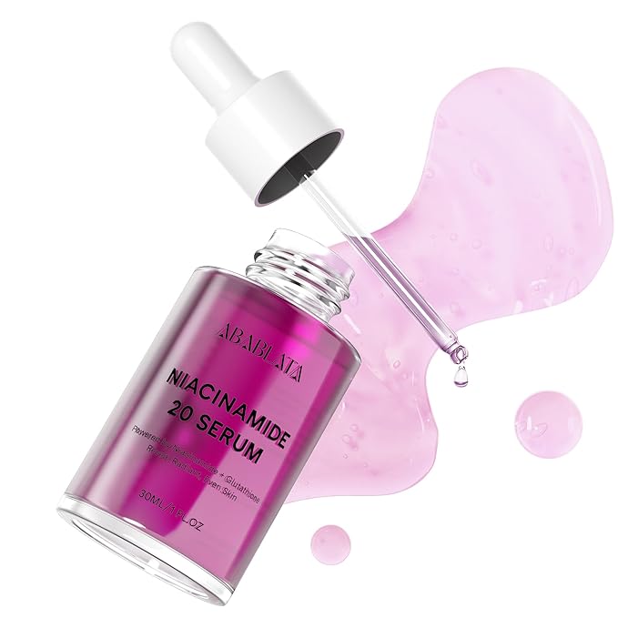 Niacinamide 20 Serum with Hyaluronic Acid, Glutathione & Tranexamic Acid - Concentrated Serum for Face, Uneven Skin Tone, Pore Care for Sensitive Skin