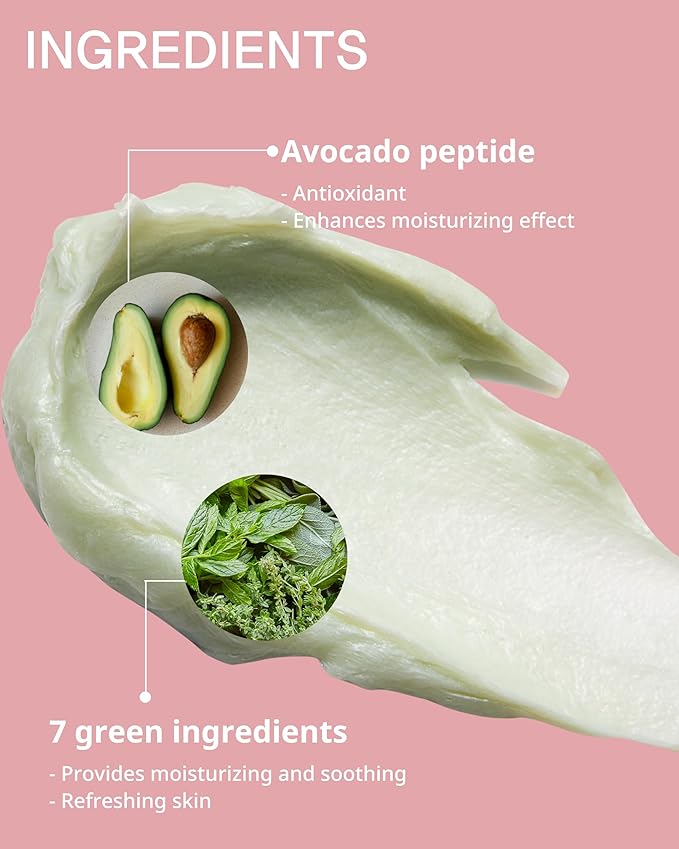 Deep Moisture Cleansing Foam - Hydrating Antioxidant Face Wash with Avocado Peptides - Creamy Dense Bubble Form - Skin Irritation Free - Fresh Herb Citrus Scent, 4.05 fl.oz.