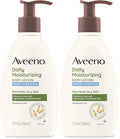 Aveeno Sheer Hydration Daily Moisturizing Fragrance-Free Lotion with Nourishing Prebiotic Oat, Fast-Absorbing Body Moisturizer for Dry Skin with Lightweight, Breathable Feel, 12 fl. oz (Pack of 2)