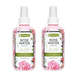 De La Cruz Rose Water Spray, No Parabens or Artificial Colors, Vegan, Made in USA 8 FL. OZ. (2 Bottles)