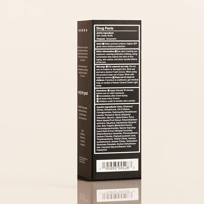 DIME Beauty Wonderscreen SPF 30 - Mineral Face Sunscreen with 19% Zinc Oxide, No White Cast, Non-Greasy, Skin-Enhancing Hydrating Moisturizer with SPF, Broad Spectrum, Vegan, Cruelty-Free, 50g