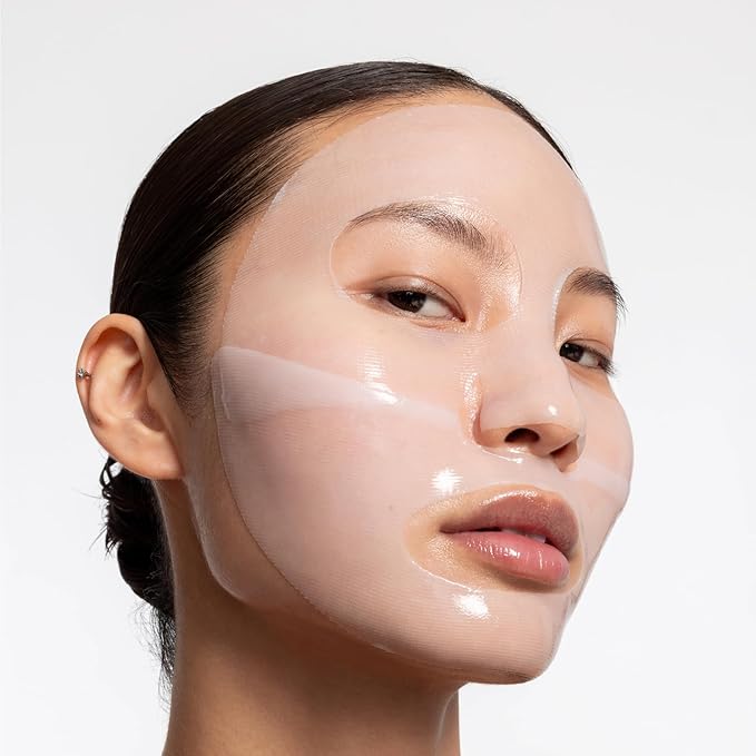 LOOPS Dew Cloud Ultra Hydrating Hydrogel Korean Face Mask for Every Skin Type - Five Ultra Hydrating Collagen Masks to Deeply Moisturize & Restore Your Skin - Gifts for Women - 5 pc