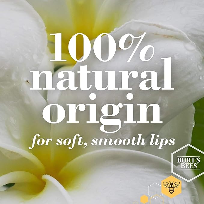 Burts Bees 100% Natural Tinted Lip Balm, Pink Blossom with Shea Butter & Botanical Waxes 1 Tube (Pack of 2)