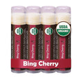 Earth's Daughter USDA Organic Cherry Lip Balm 4-Pack- Cherry Flavor - Beeswax, Coconut Oil, Vitamin E - Best Lip Repair Chapstick for Dry Cracked Lips.