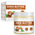 Shea Butter Raw Organic Pure Natural Unrefined Shea Butter for Hair & Body Face Moisturizer Vitamin A, E & F, Make Lotion for Extremely Dry Skin, DIY Lip Balm, Body Butter,Hand Cream Shea Butter Soap