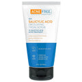 Acne Free Salicylic Acid Exfoliating Face Scrub, 2% BHA Blackhead Remover & Acne Treatment, Deep Cleanse with Charcoal & Jojoba Beads, Gentle Exfoliation with Ginger & Oats, 5 Ounce